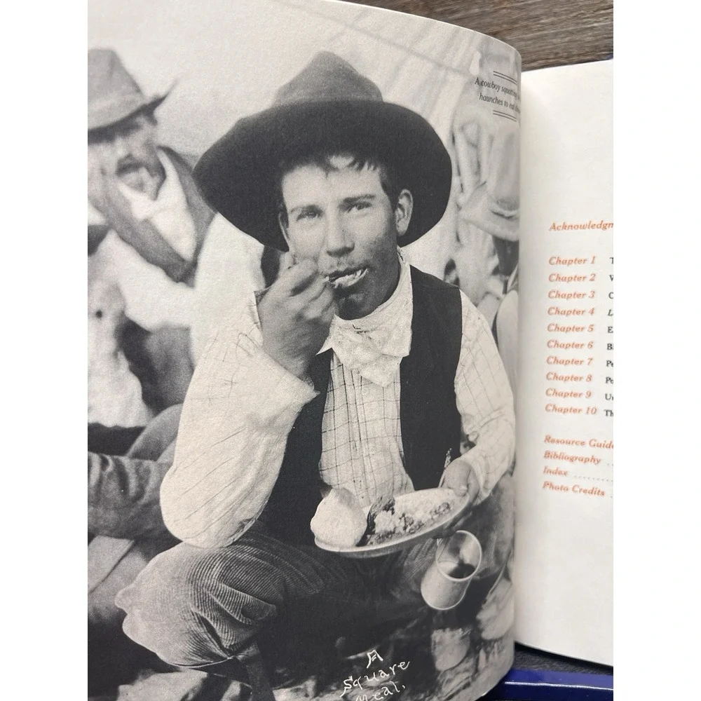 The Texas Cowboy Cookbook: A‎ History in Recipes and Photos first edition PB
